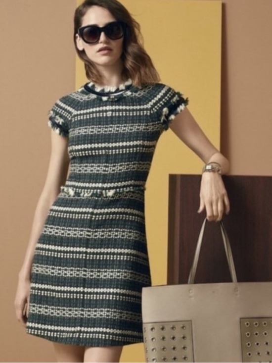 Tory Burch Dresses & Skirts - New Tory Burch Norfolk Horseback
Tweed A-Line Dress size 8